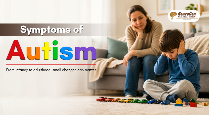 signs & symptoms of autism spectrum disorder